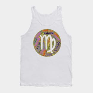 Virgo Zodiac Sign Tank Top